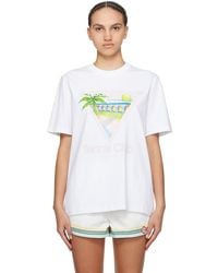 Casablanca - Tennis Club Icon T-shirt - Lyst