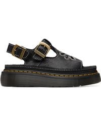 Dr. Martens - Dunnet Flower Full Grain Leather Sandals - Lyst
