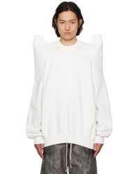Rick Owens - オフホワイト Hollywood Tecsweat スウェットシャツ - Lyst