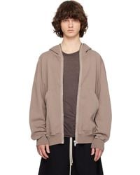 Rick Owens - Taupe Temple Jumbo Gimp Hoodie - Lyst