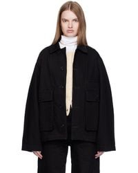 Lemaire - Boxy Denim Jacket - Lyst