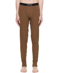 Tom Ford - Brown Long John Lounge Pants - Lyst