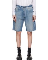 Maison Margiela - Cut-Off Denim Shorts - Lyst