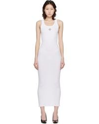 Vetements - Cross Logo Tank Top Midi Dress - Lyst