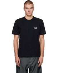 Comme des Garçons - 'Homme' Chest Logo Cotton T-Shirt - Lyst