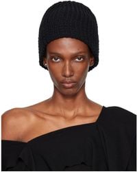 Yohji Yamamoto - Cardigan Stitch Knit Beanie - Lyst