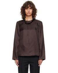 Loulou de Saison - Cyna Silk Blouse - Lyst