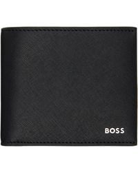 BOSS - Saffiano Leather Wallet - Lyst