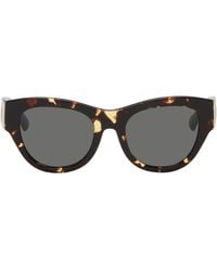 Burberry - Tortoiseshell Round Sunglasses - Lyst