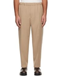 Jil Sander - Wool Gabardine Tapered Trousers - Lyst