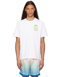CASABLANCA - ホワイト L'arc Coloré Tシャツ - Lyst