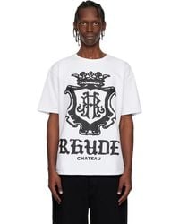 Rhude - Oversized Chateau Crest T-Shirt - Lyst