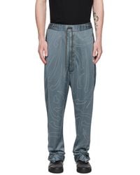 Vivienne Westwood - Gray Embroidered Track Pants - Lyst