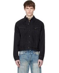 RRL - Worn-In Denim Trucker Jacket - Lyst