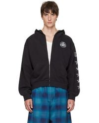 we11done - Collage Graphic Zip-Up Hoodie - Lyst
