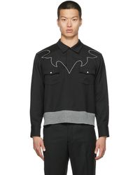 Sasquatchfabrix. Western Pullover Shirt - Black