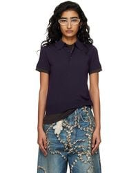 Acne Studios - Layered Wool Knit Polo - Lyst