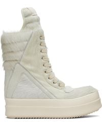 Rick Owens - Off- Concordians Megageobaskets Sneakers - Lyst