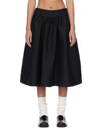 Fax Copy Express - Belt Loop Midi Skirt - Lyst