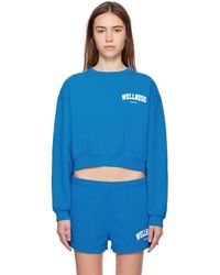 Sporty & Rich - Blue 'wellness' Sweatshirt - Lyst
