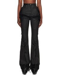 Rick Owens - Temple Slivered Bootcut Jeans - Lyst