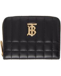 Burberry - Quilted Leather Lola Zip Wallet - Lyst