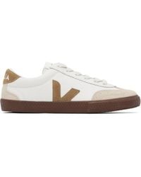 Veja - Volley Leather Sneakers - Lyst