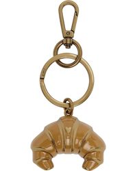 Ami Paris - Metal Ami De Coeur Croissant Keychain - Lyst