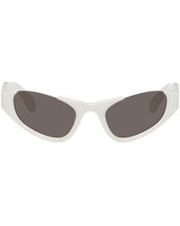 Alaïa - White Cat-eye Sunglasses - Lyst