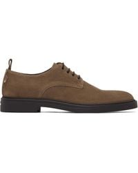 BOSS - Suede Derbys - Lyst