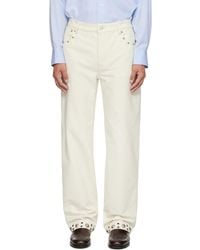 Valentino - Off- Studded Trousers - Lyst