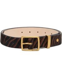 Rag & Bone - X Boyfriend Calf Hair Belt - Lyst