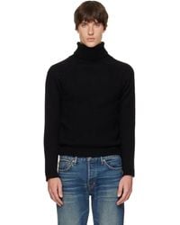 Tom Ford - Wool Cashmere Mohair Roll Neck Sweater - Lyst