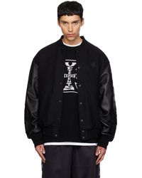 Vetements - Biker Cross Embroidered Varsity Bomber Jacket - Lyst