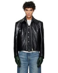 Our Legacy - Mini Leather Jacket - Lyst