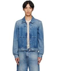 MM6 by Maison Margiela - Long Sleeve Denim Shirt - Lyst