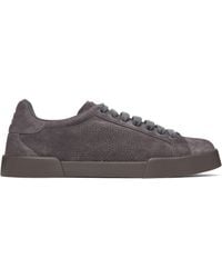 Dolce & Gabbana - Calfskin Strobel Portofino Light Sneakers - Lyst