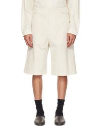 Fear Of God - Off- Garment Dyed Cotton Casual Shorts - Lyst