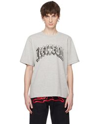 ICECREAM - T-shirt gris à logo gothique de style collégial - Lyst