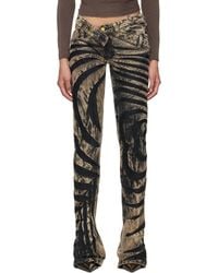MASHA POPOVA - Asymmetric Ripple Skinny Jeans - Lyst