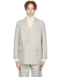 Jil Sander - Ssense限定 オフホワイト コットン テーラードジャケット - Lyst
