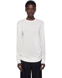 TOTEME - Long-Sleeve Knit T-Shirt - Lyst