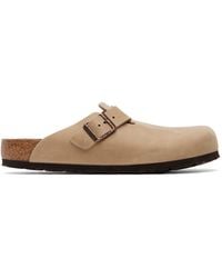 Birkenstock - Regular Boston Oiled Leather Loafers - Lyst