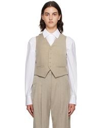 Frankie Shop - Taupe Gelso Vest - Lyst