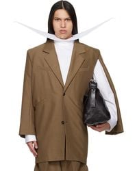 Egonlab - Curved Vent Blazer - Lyst