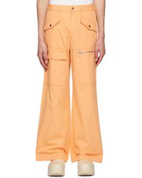 Dion Lee - Orange Slouchy Pocket Cargo Pants - Lyst