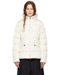 Moncler - ホワイト Avoce ダウンジャケット - Lyst