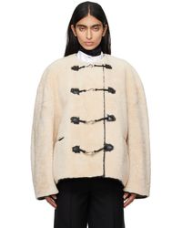 TOTEME - Teddy Relaxed-fit Shearling Jacket - Lyst