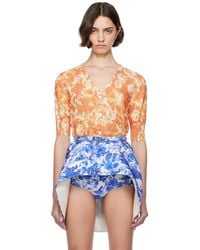 Bally - Rosengarten Print Cardigan - Lyst
