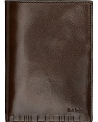 Paul Smith - Leather Shadow Stripe Passport Holder - Lyst